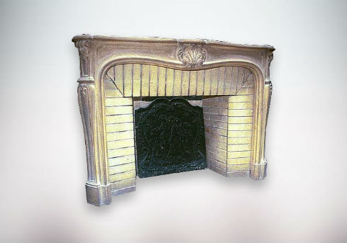 Frente de chimenea en piedra París – AR Martineau | Tradem Design