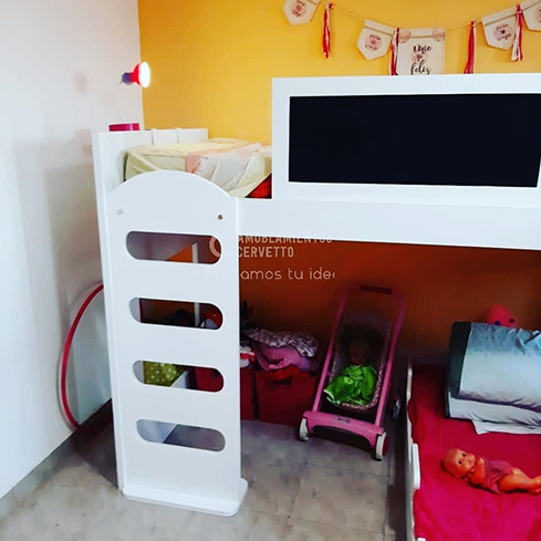 Muebles de diseño para habitaciones infantiles – Cama Tobogán