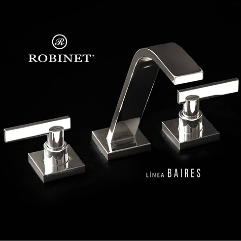 Grifería artesanal de bronce para baños – Línea Baires – Robinet